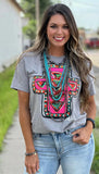 NEON CROSS TEE