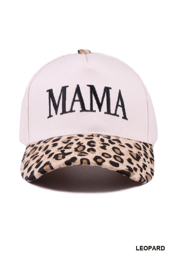 Mama Two Tone Canvas Cotton Cap