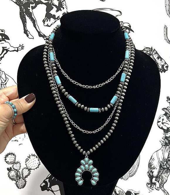 Squash Turquoise Necklace