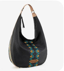 BLACK HOBO BAG