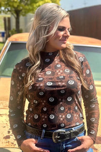 Lucky Shot Mesh Top