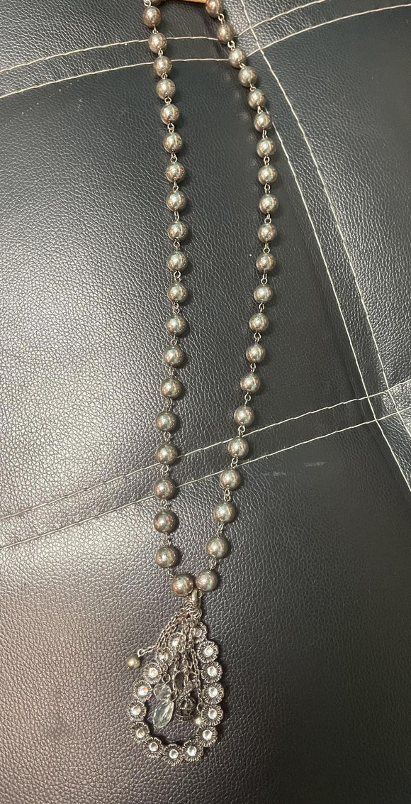 Silver & Clear Necklace