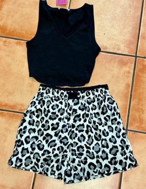 Gray Leopard Boxer Shorts