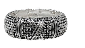 Silver Burnish Bracelet