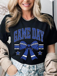 "Game Day" Black And Blue Tee
