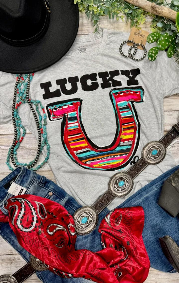 LUCKY HORSESHOE TEE
