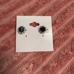 Small Midnight Blue Studs