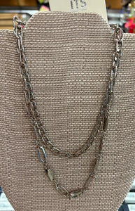 Unisex Silver Necklace