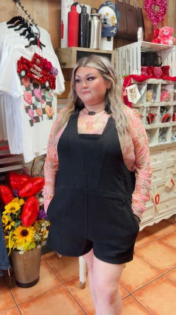 Black Beach Please Romper