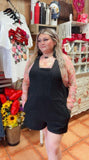 Black Beach Please Romper