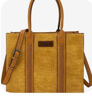 MUSTARD TOTE CROSSBODY