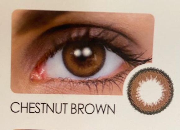 Chestnut Brown Beauty Secret Contacts