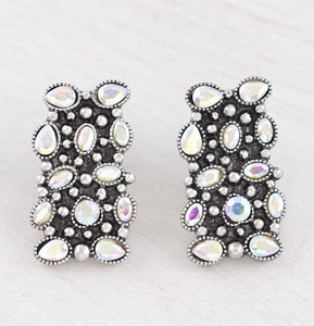 Square AB Earrings