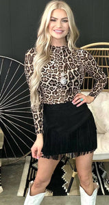 Hear Me Roar Mesh Top