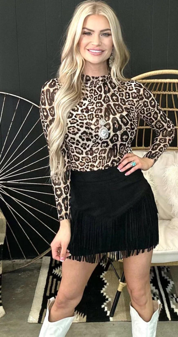 Hear Me Roar Mesh Top
