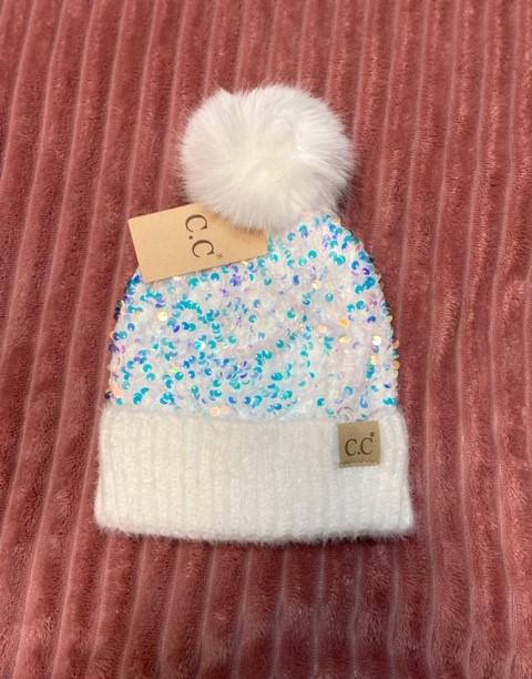 Adult CC Sequins Beanies