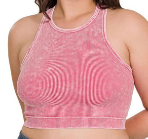 Ash Pink Tank Bralette