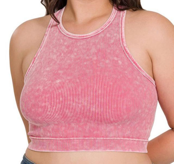 Ash Pink Tank Bralette