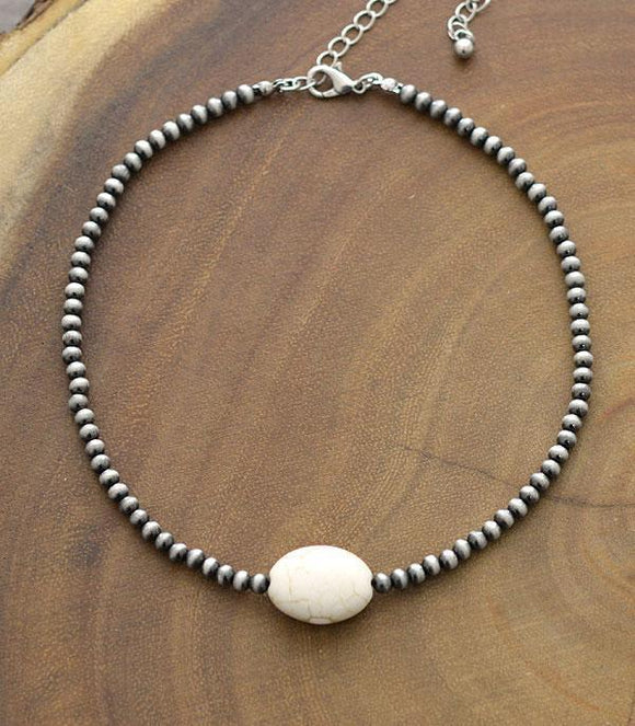 Navajo With Natural Pendant