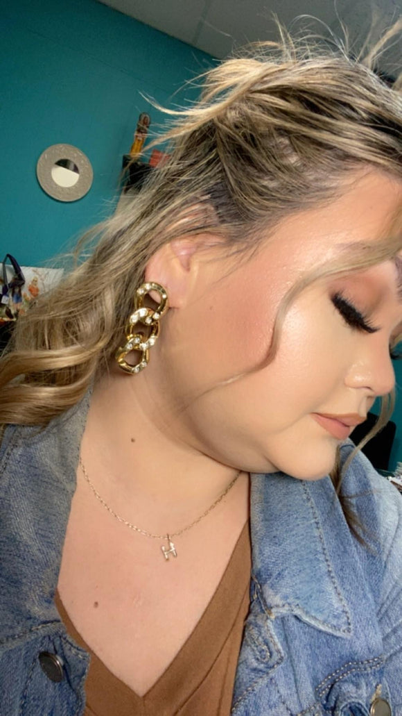 Chain Looped Earrings