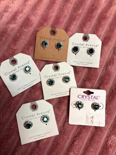 Small Green Studs