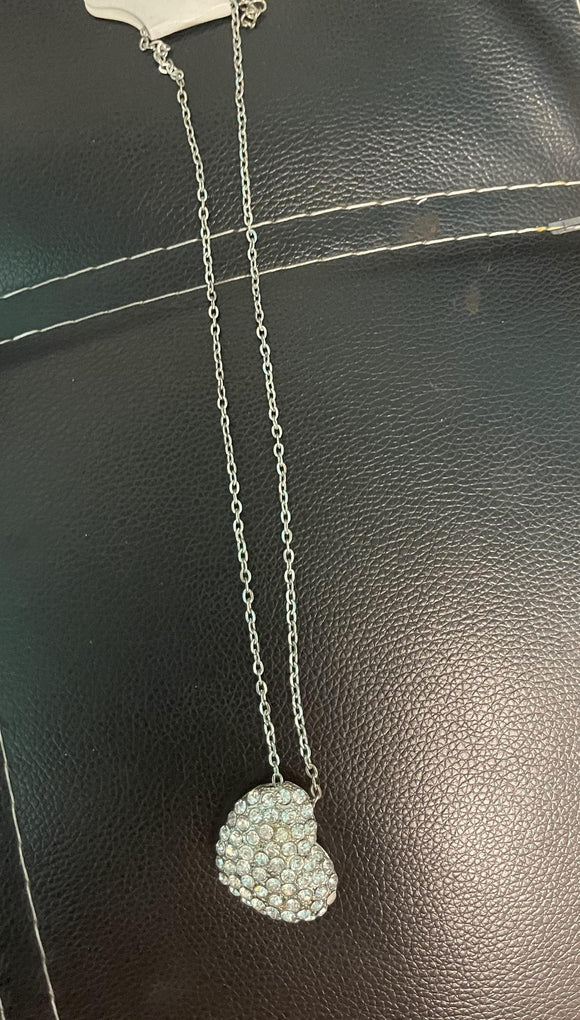 Bling Heart Necklace