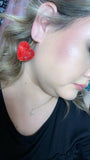 Heart Puff Earrings