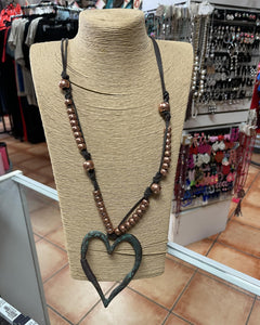 Copper Heart Necklace