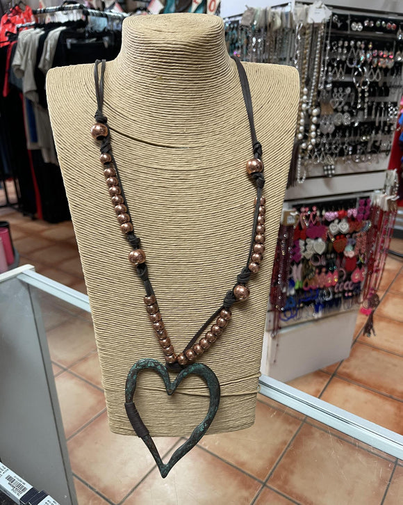 Copper Heart Necklace