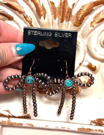 Bronze Navajo Bow Earrings