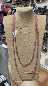 Light Pink Beaded Necklace