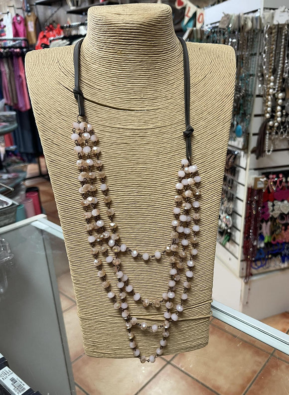 Layered Pink Necklace