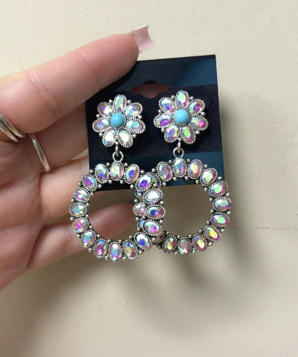 Turquoise AB Earrings
