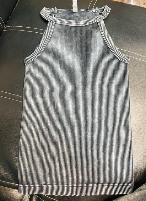 Stone Wash Ash Black Cami