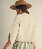 Olive Soft Serenity Elegance Knit Pullover
