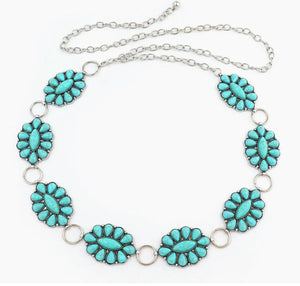 Antique Silver With Turquoise