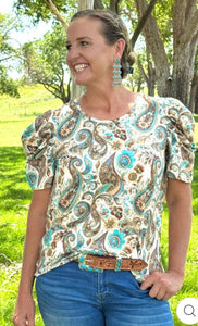 BETTER IN PAISELY TOP