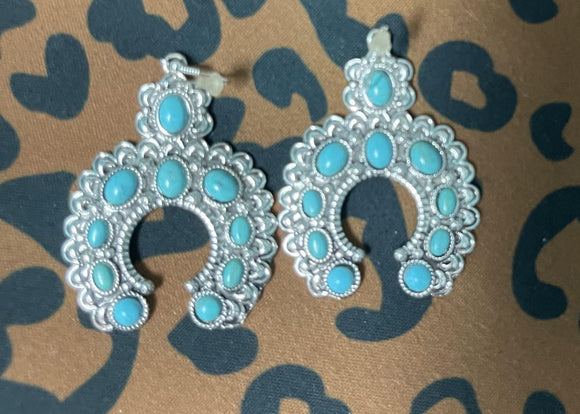 Black Ball Stone Earrings