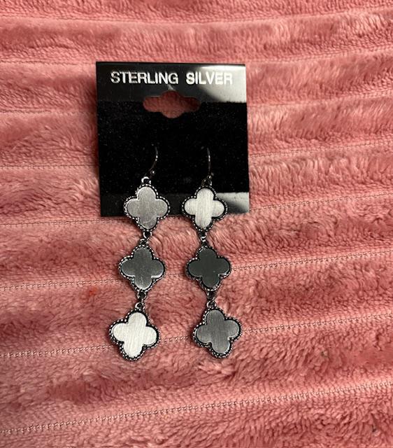 Ash Black Earrings