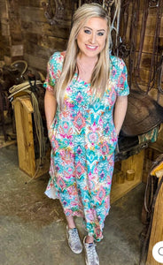 Pink Skies Maxi Dress