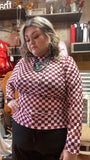 Maroon Pep Rally Mesh Top