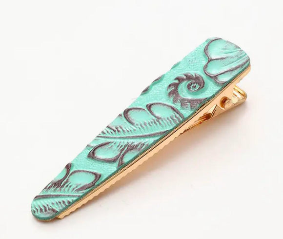 Western Mint Hair Clip