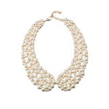 Diana Collar Necklace - Cream Pearl