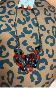Red And Black Necklace