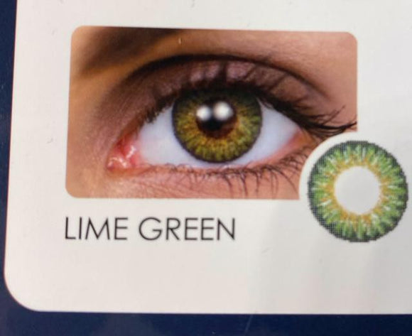 Lime Green Beauty Secret Contacts