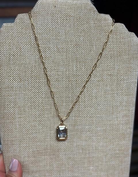 Vintage Style Stainless Steel Necklace With Pendant