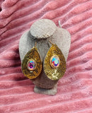 Sequins Drop Earrings