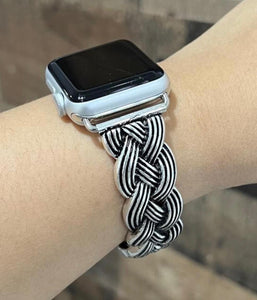Silver Twist Apple Watch Band