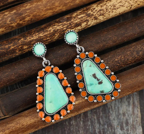 Bohemian Ethnic Style Fashion Alloy Earrings