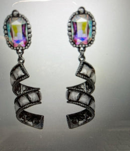 AB Swirl Earrings